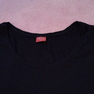 Soft black scoop neck t shirt